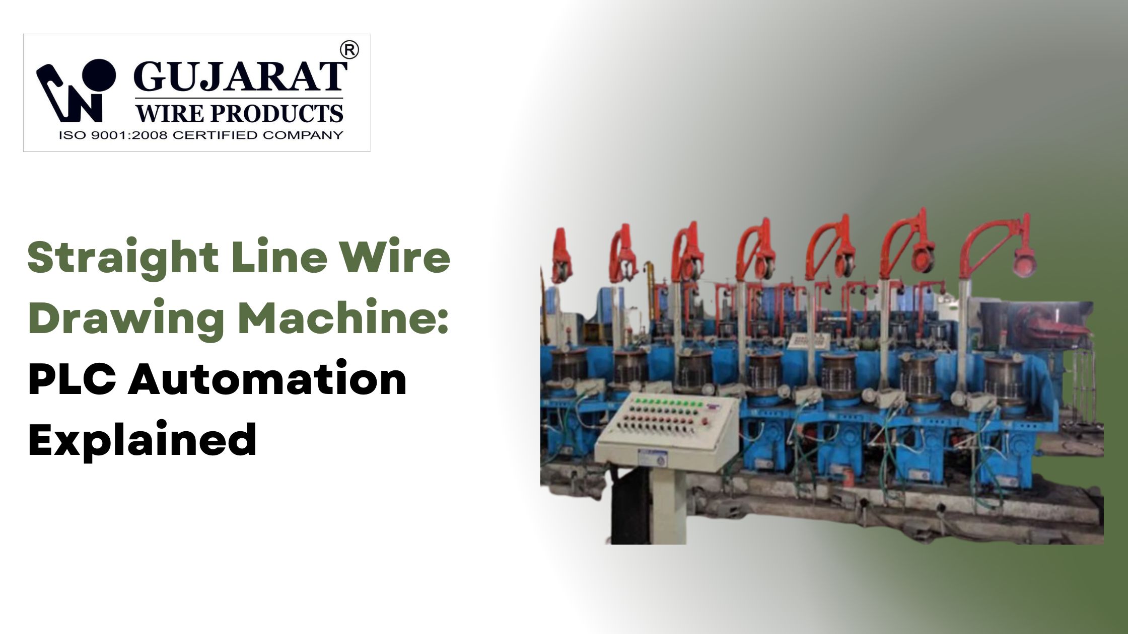Straight Line Wire Drawing Machine: PLC Automation Explained