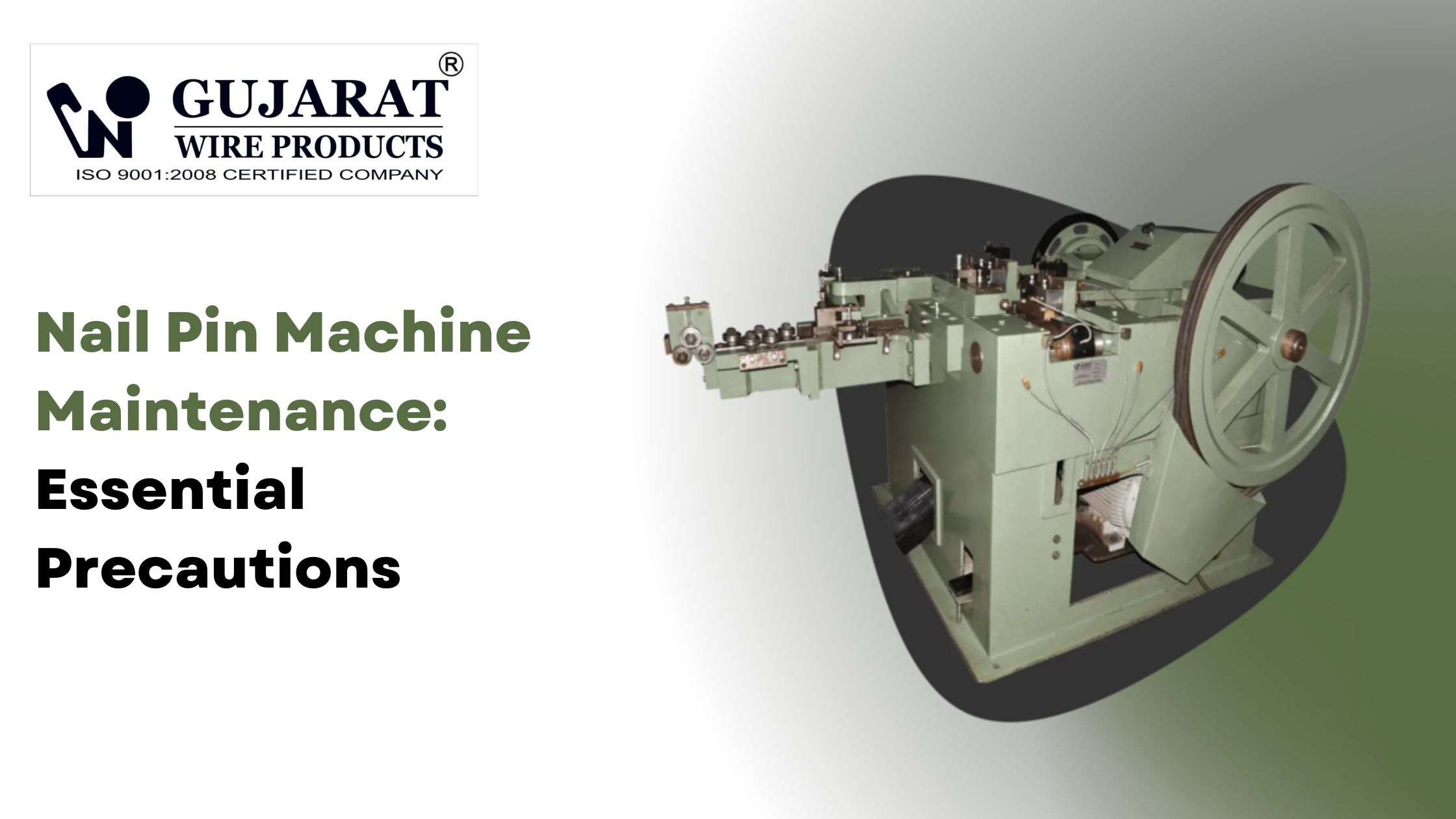 Nail Pin Machine Maintenance: Essential Precautions