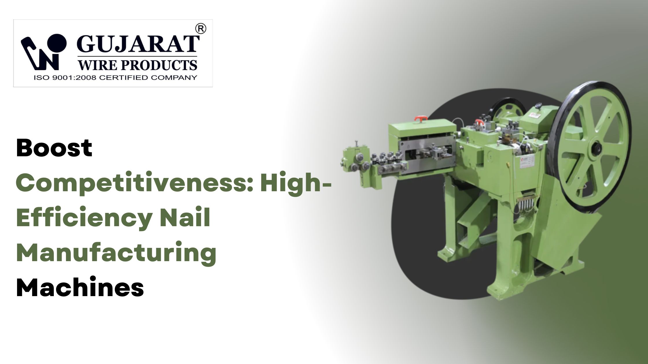 Boost Competitiveness: High-Efficiency Nail Manufacturing Machines
