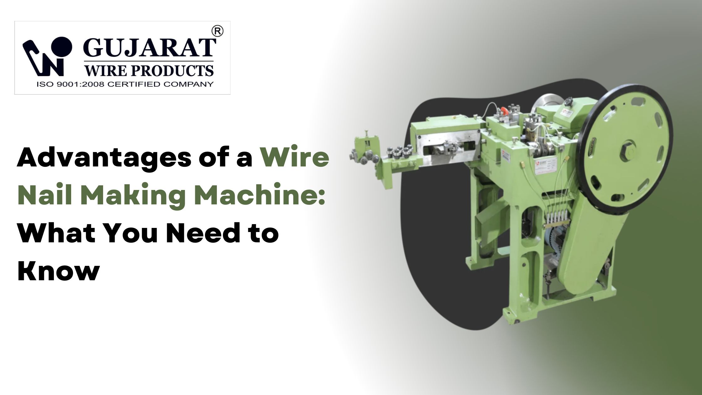 Advantages of a Wire Nail Making Machine: What You Need to Know