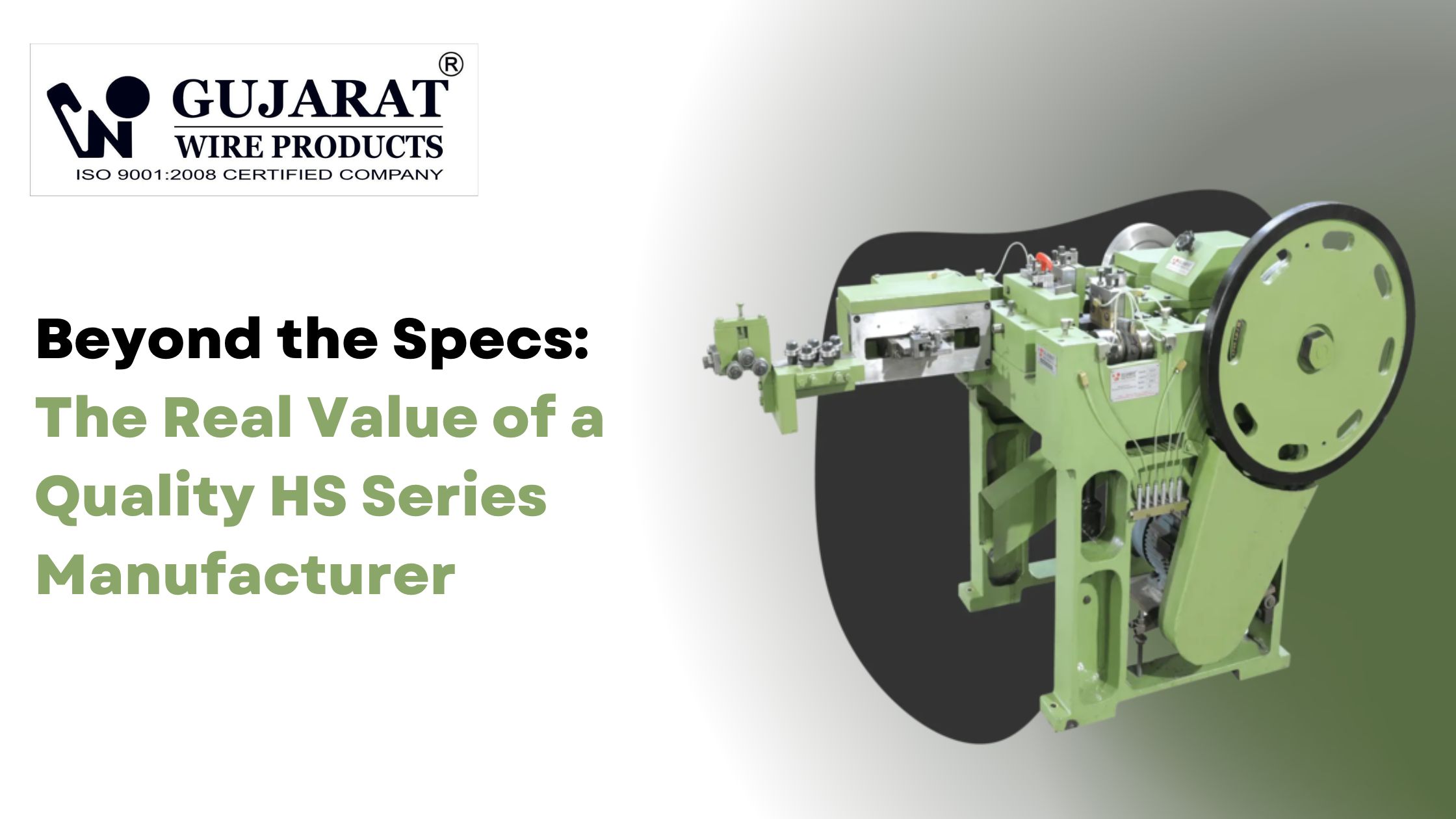 Beyond the Specs: The Real Value of a Quality HS Series Nail Manufacturer Machine