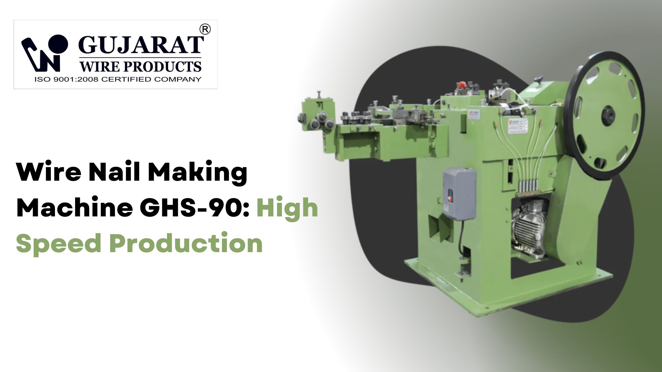 Wire Nail Making Machine GHS-90: High Speed Production