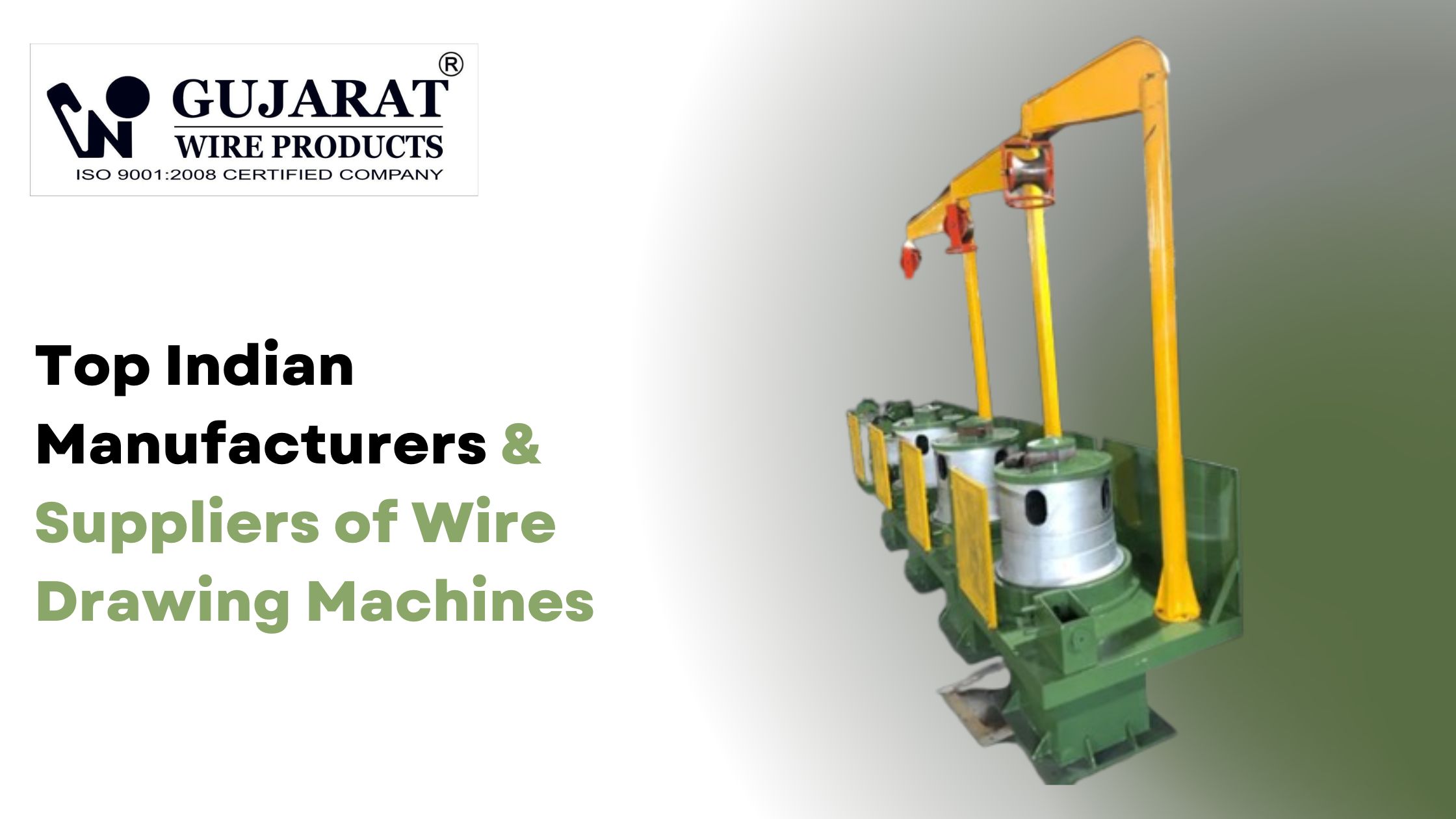 Top Indian Manufacturers & Suppliers of Wire Drawing Machines