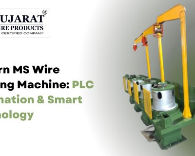 Modern MS Wire Drawing Machine: PLC Automation & Smart Technology
