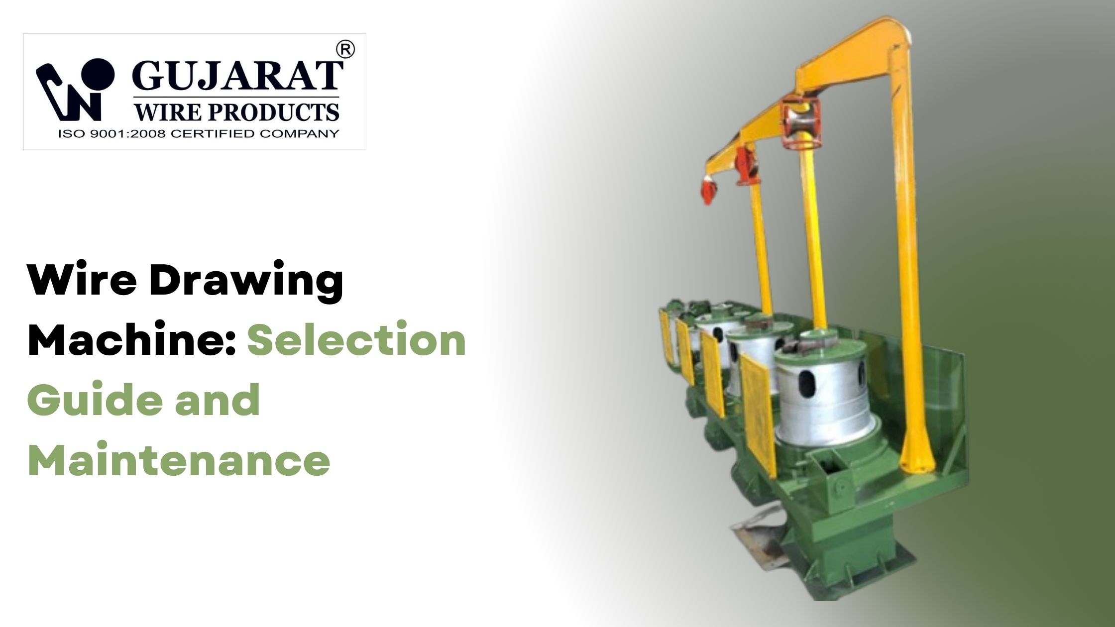 Wire Drawing Machine: Selection Guide and Maintenance