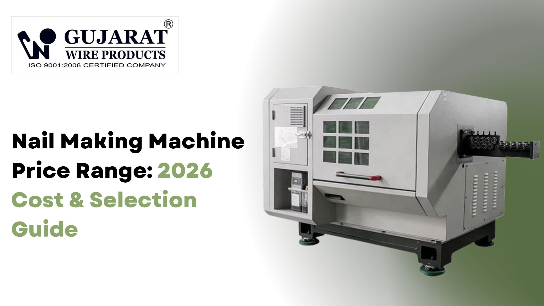 Nail Making Machine Price Range: 2026 Cost & Selection Guide