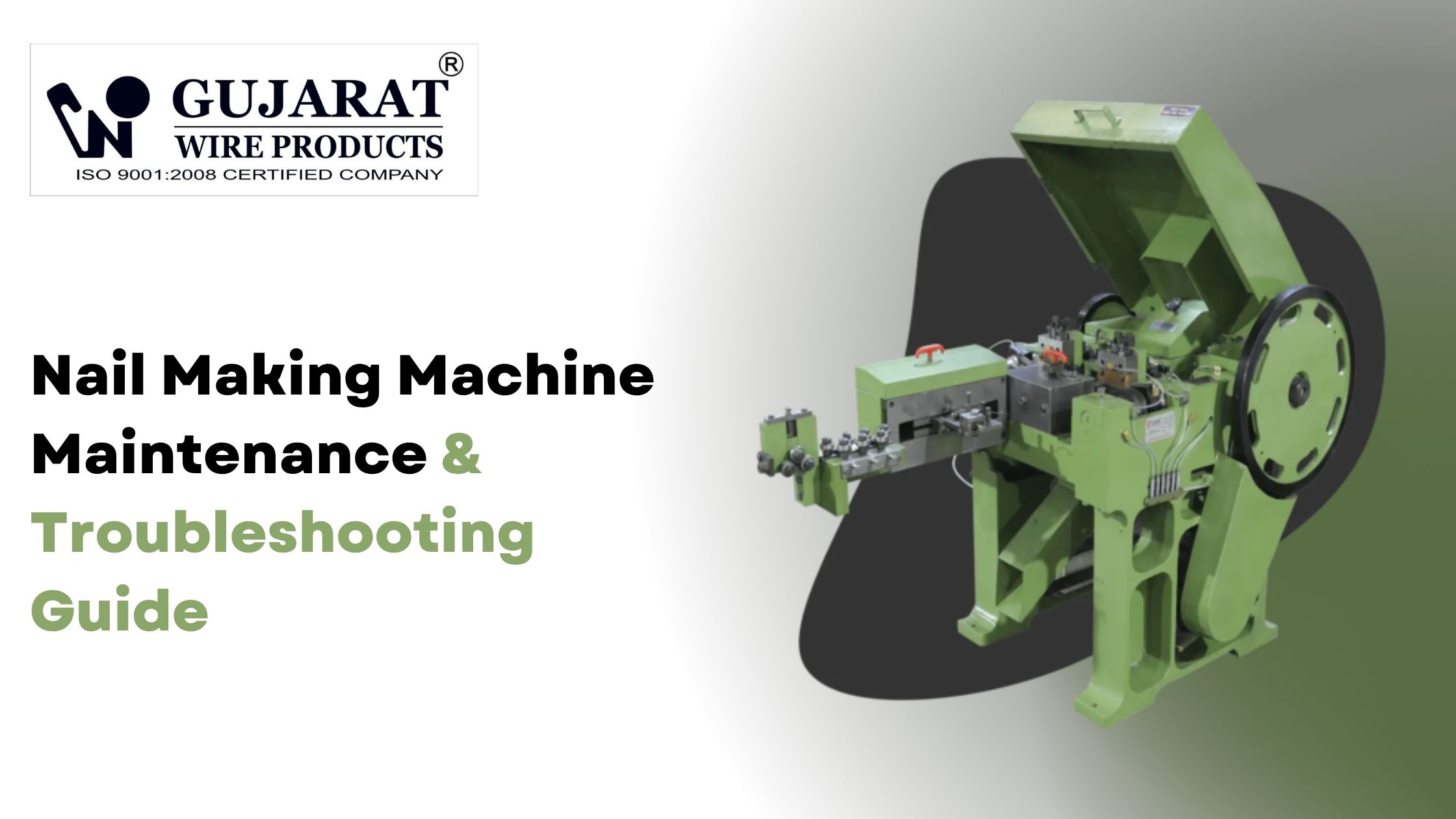 Nail Making Machine Maintenance & Troubleshooting Guide