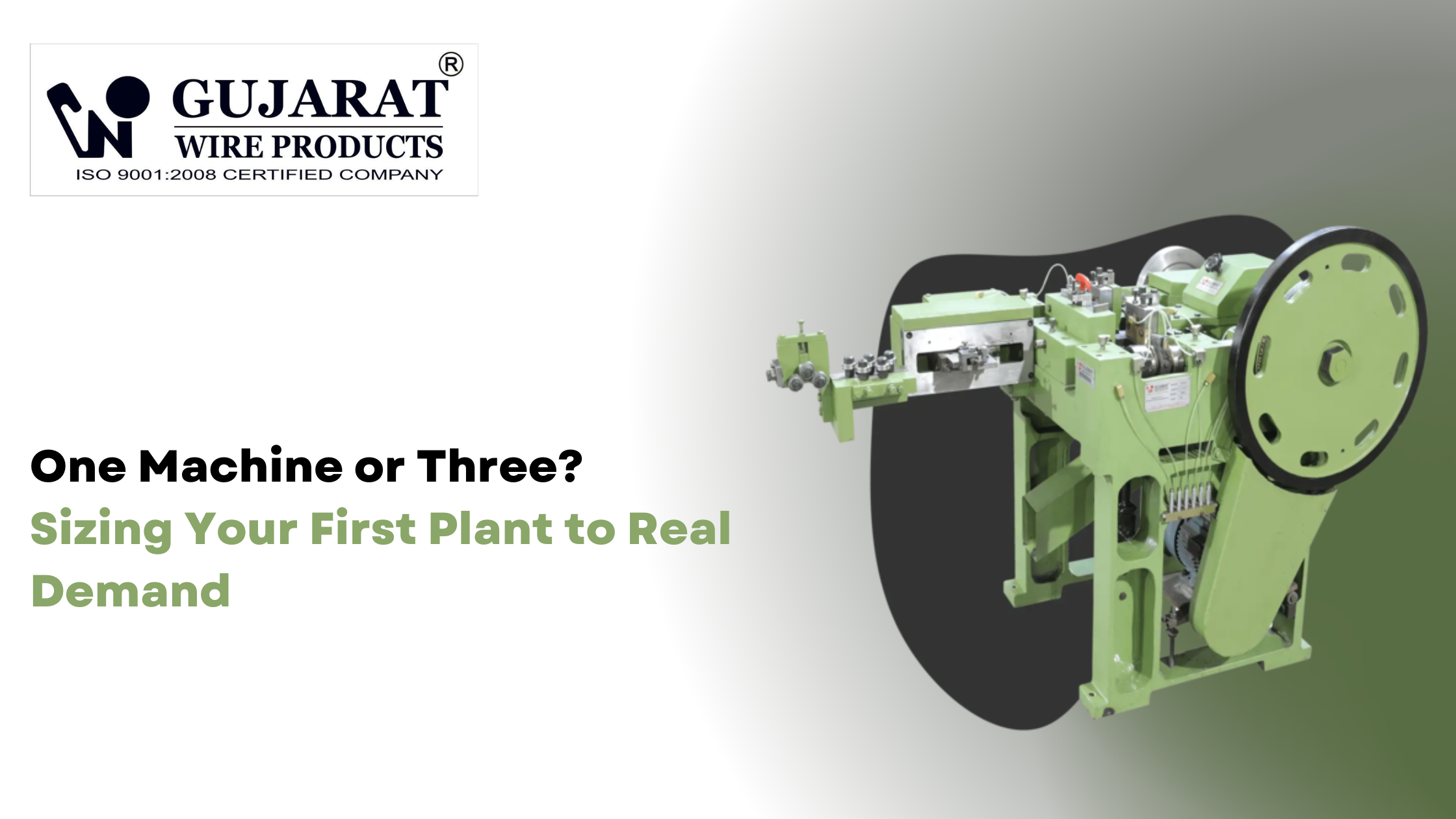 One Machine or Three? Sizing Your First Plant to Real Demand